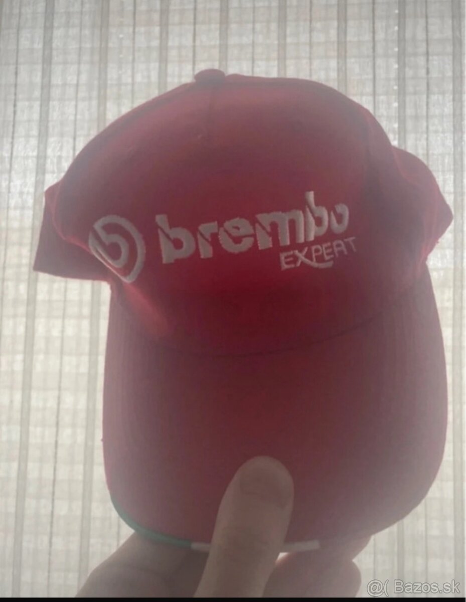 Červená šiltovka Brembo - 2