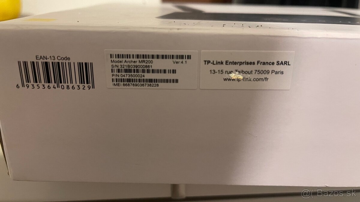 4G wifi router Flybox mr200 - 2