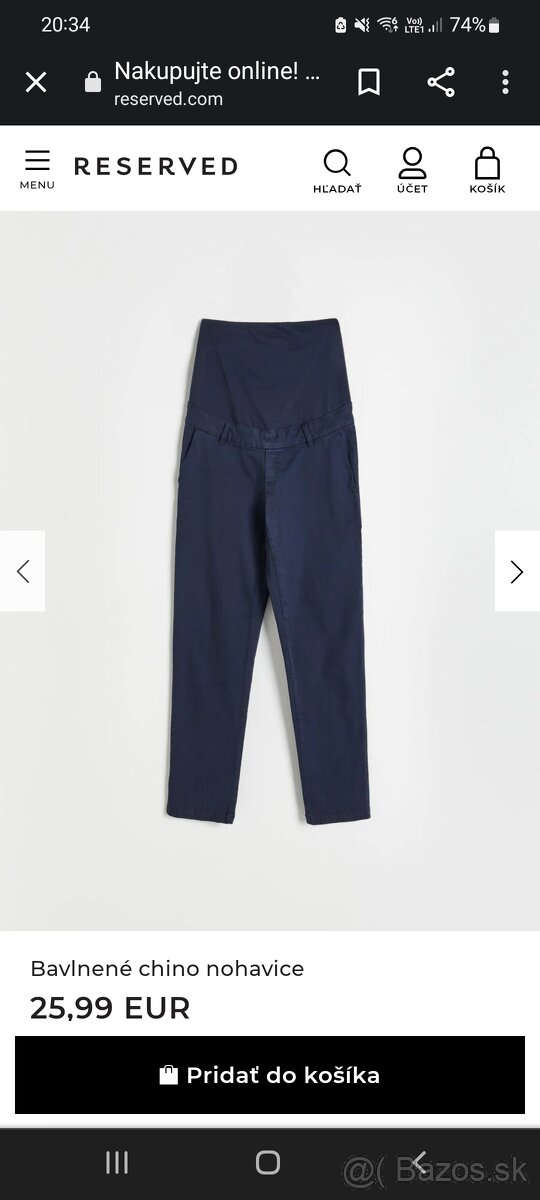 Tehotenske nohavice - 2