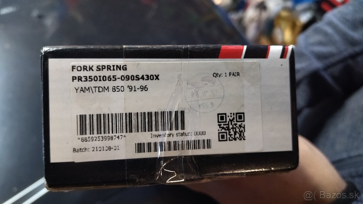 Progresívne pružiny Yamaha TDM - 2