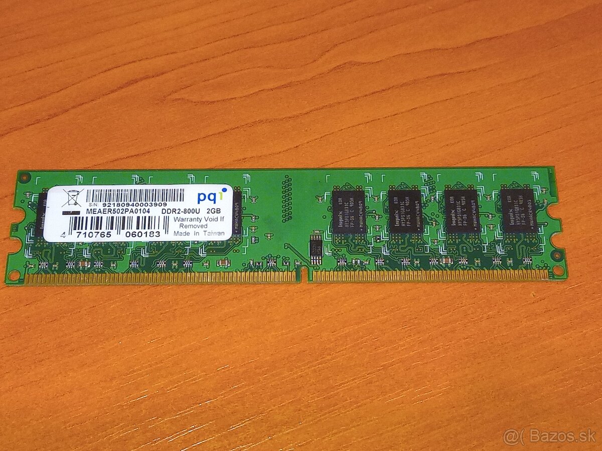 Predam RAM PQI DDR2 2GB/800MHz - 2