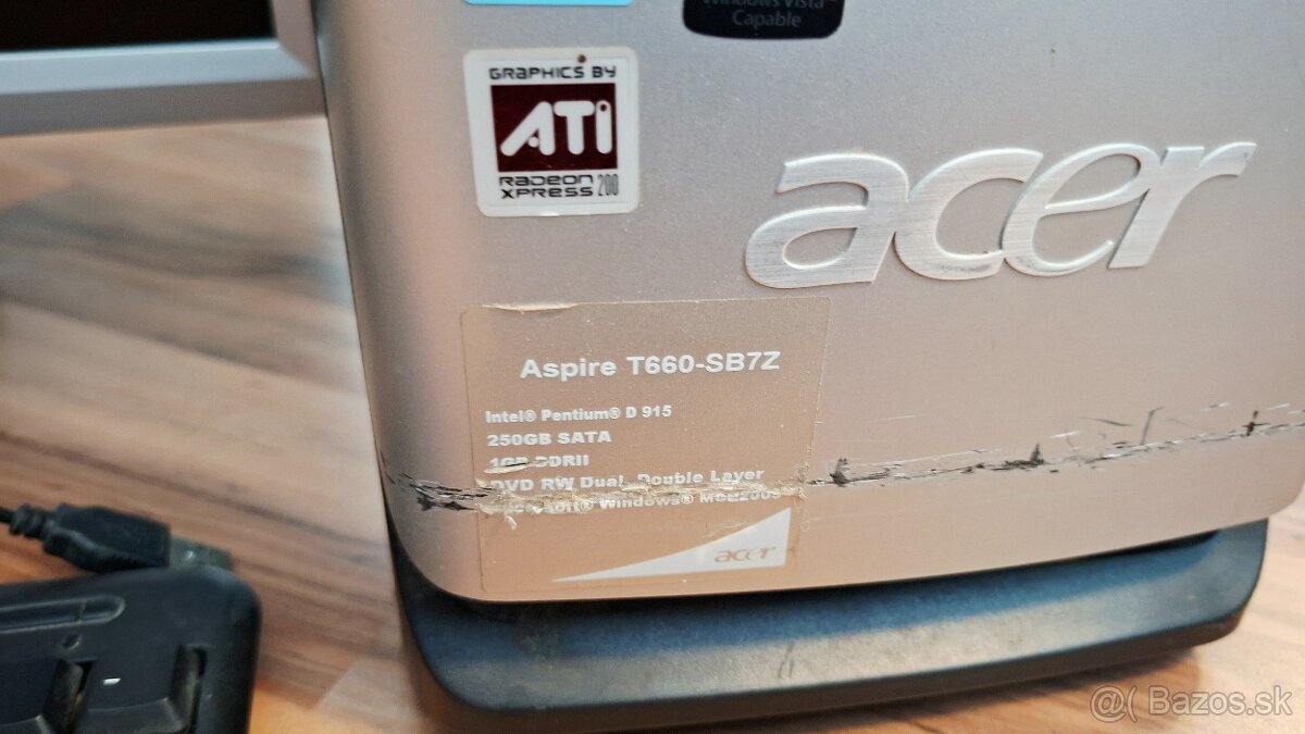 PC zostava acer aspire - 2