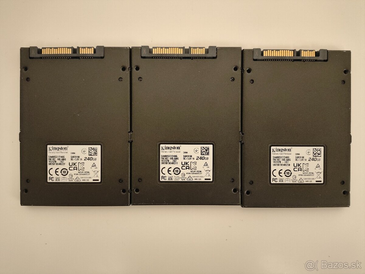 Nový SSD Kingston A400 240 GB (SA400S37/240G) – interný 2,5″ - 2