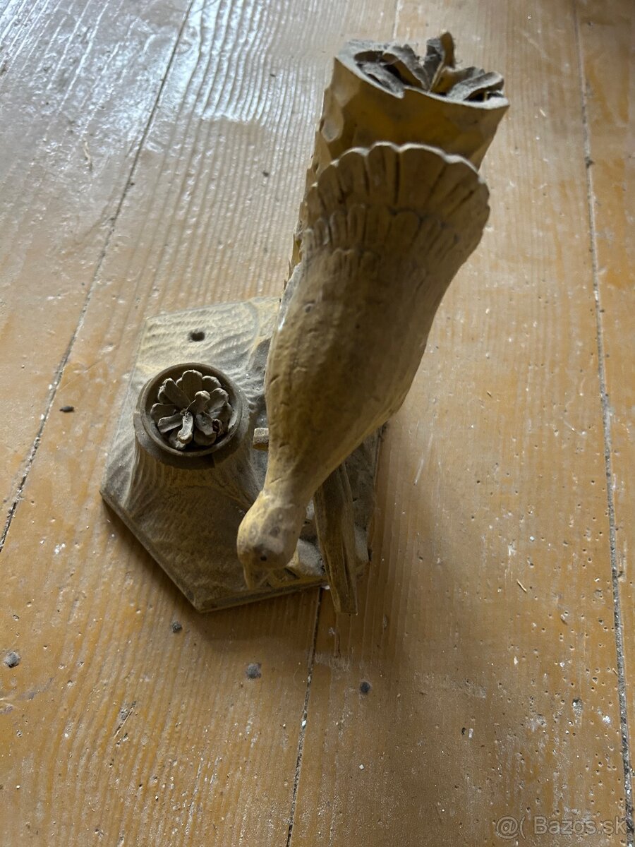 Drevená soška bažant - 2