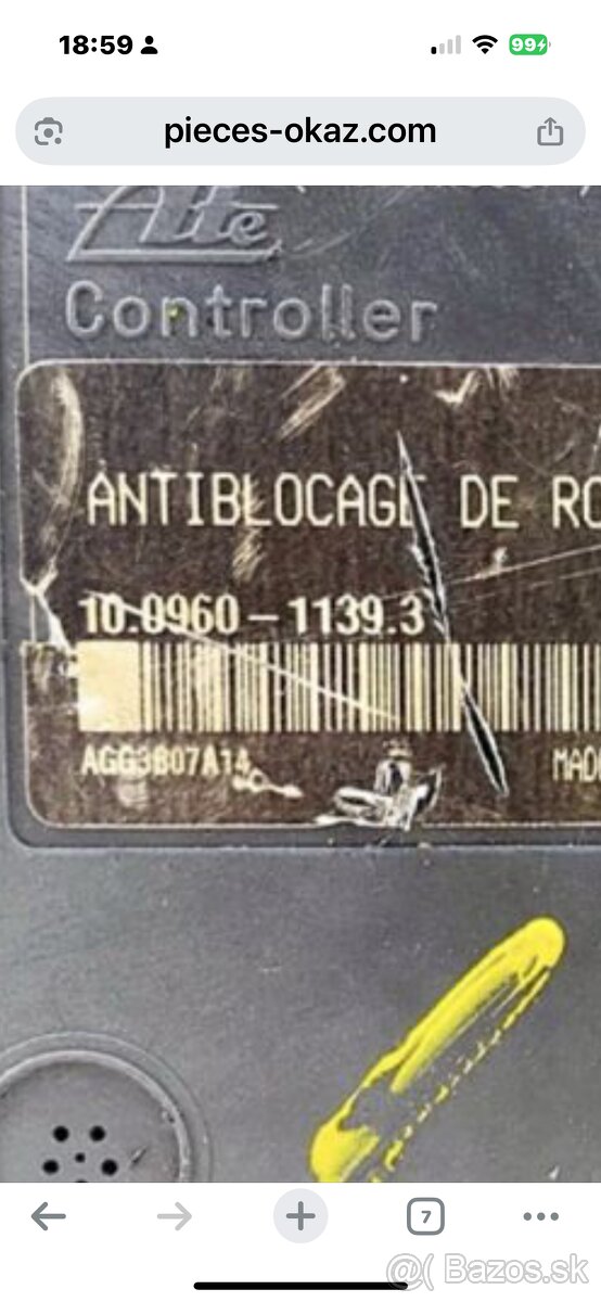 Predám ABS kocky pre vozidlà Peugeot Citroen - 2