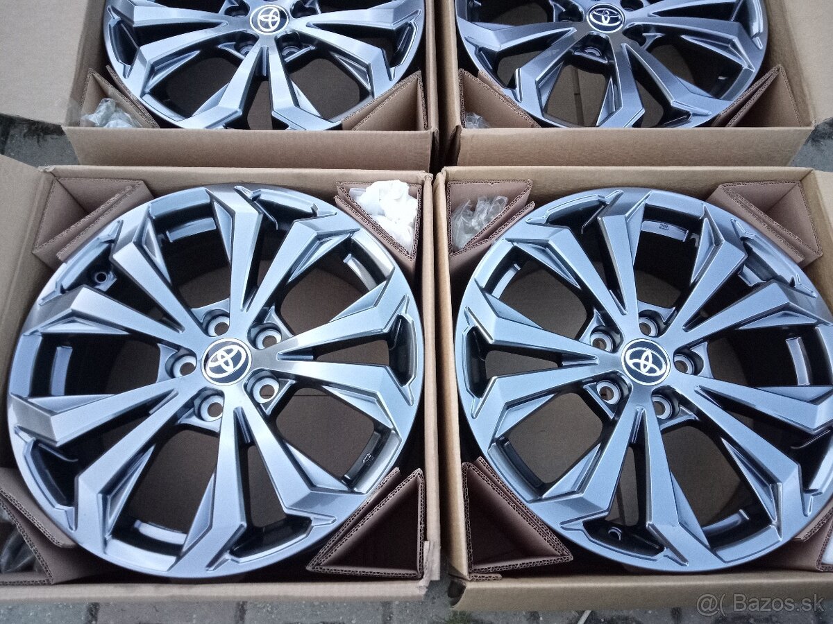18"5x114,3 ET 35 TOYOTA RAV4 originálne elektróny - 2