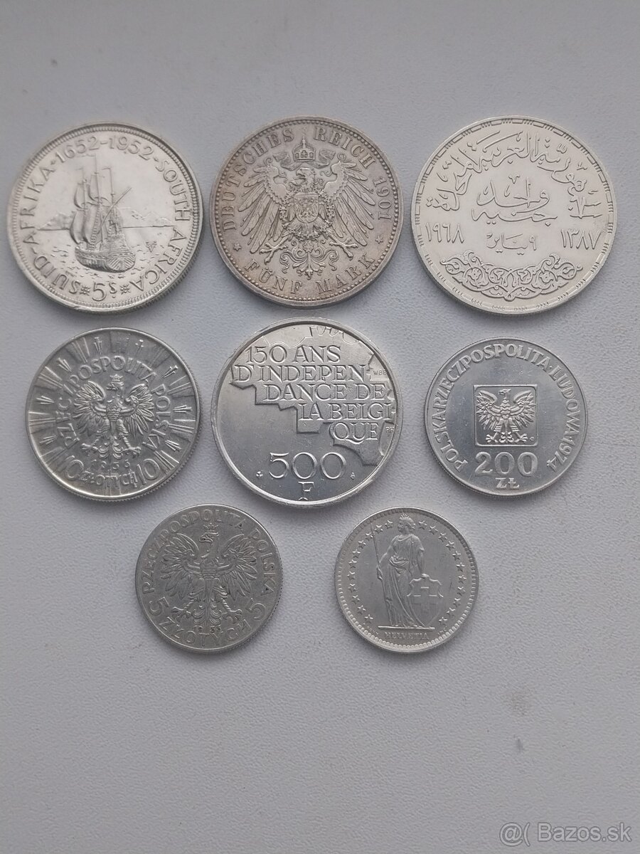 Zahranične strieborne mince - 2