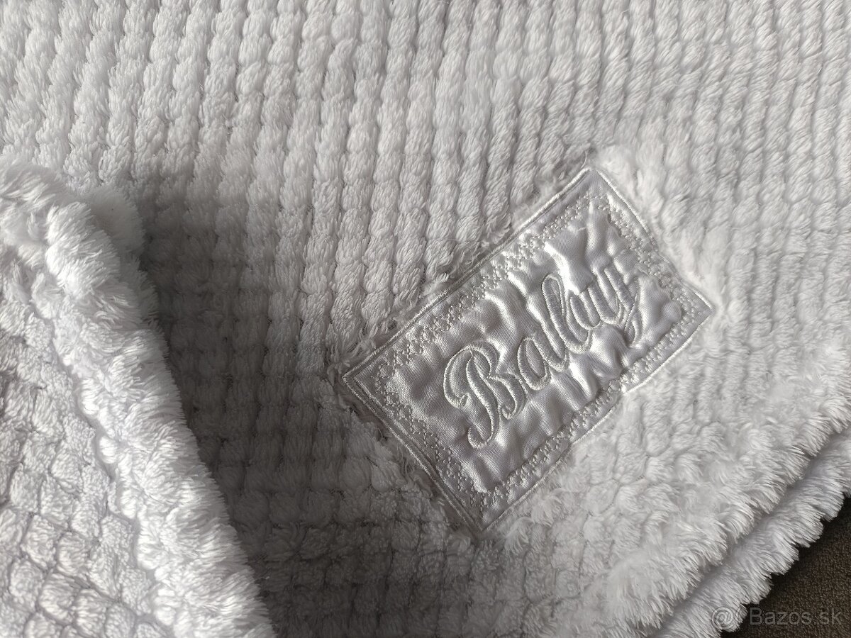 Biela deka pre bábätko - 2