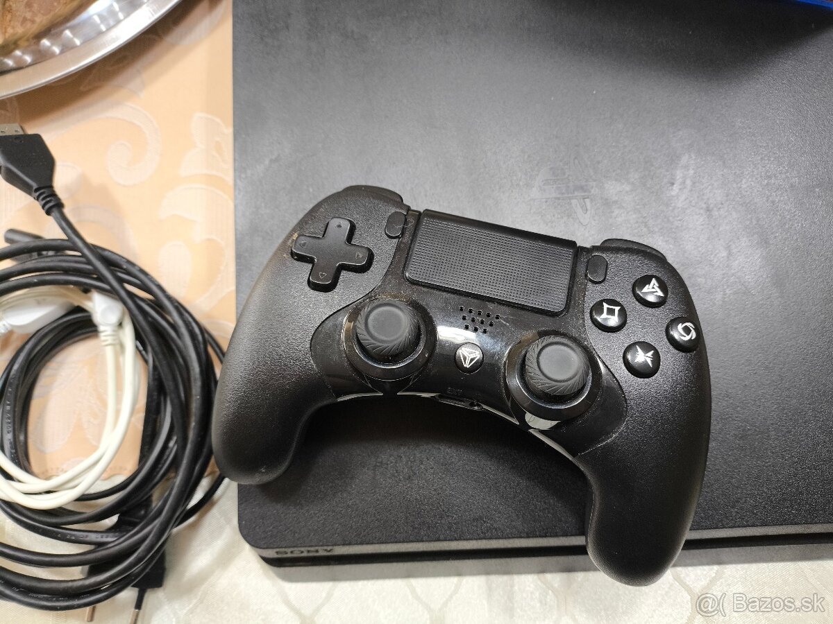 Sony PlayStation 4 slim + 1x ovládač - 2