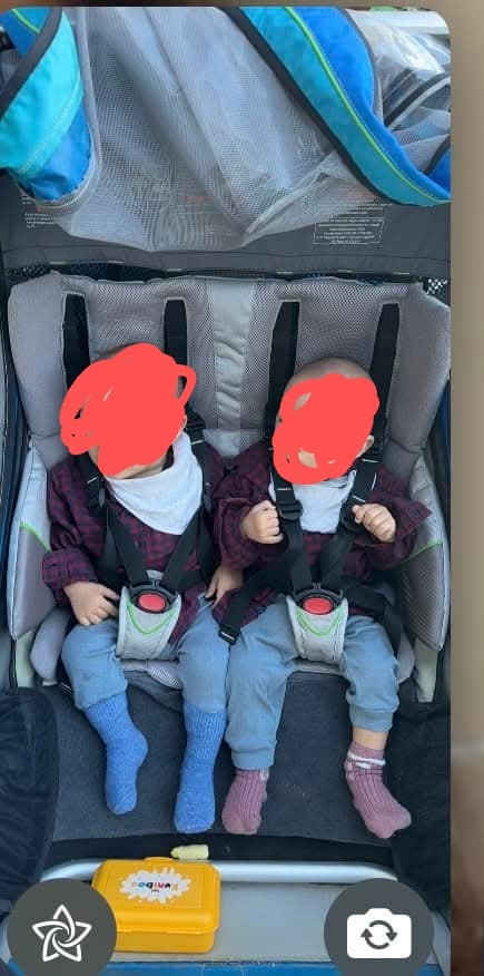 Kočík,cyklovozík Thule - dvojmiestny - 2