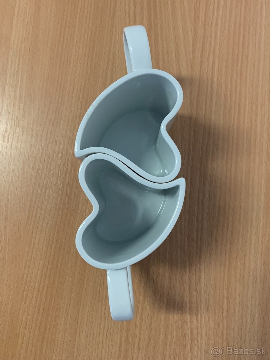 Hrnčeky srdcia pre zamilovaných Valentín - 2