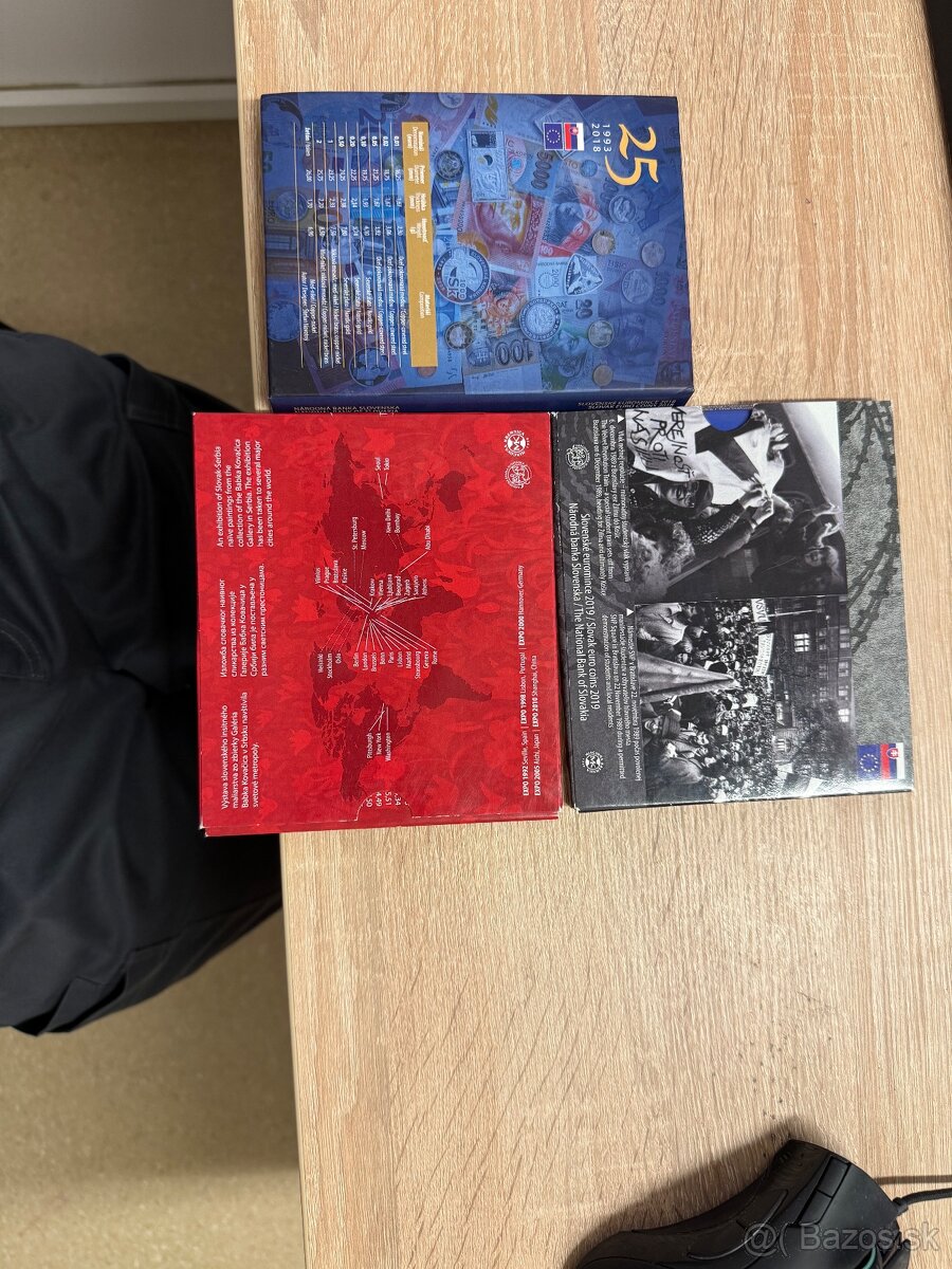 Vyrocne Mince v darcekovych kazetach - 2