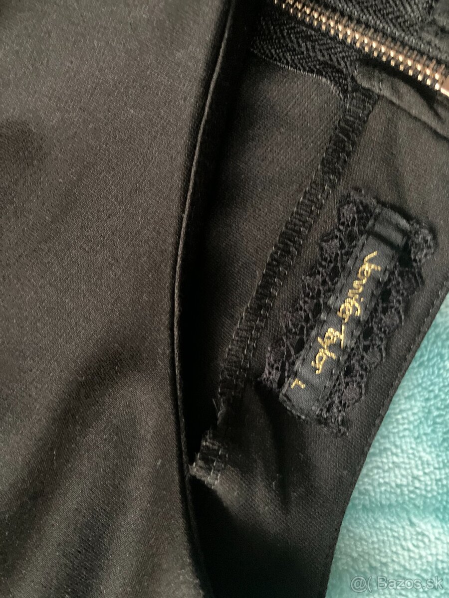 Cierne šaty veľkosť L - 2