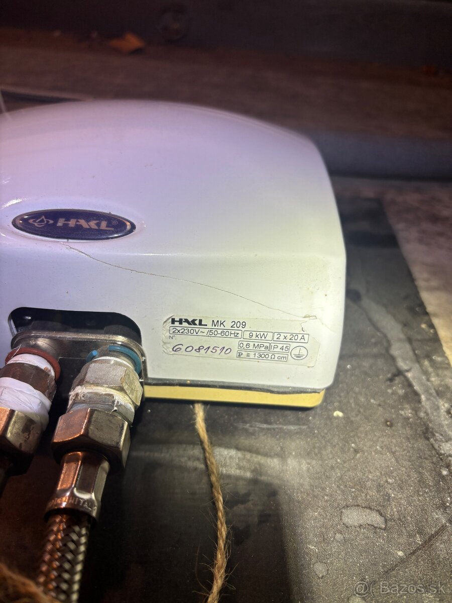 Prietokový obrievač - 2