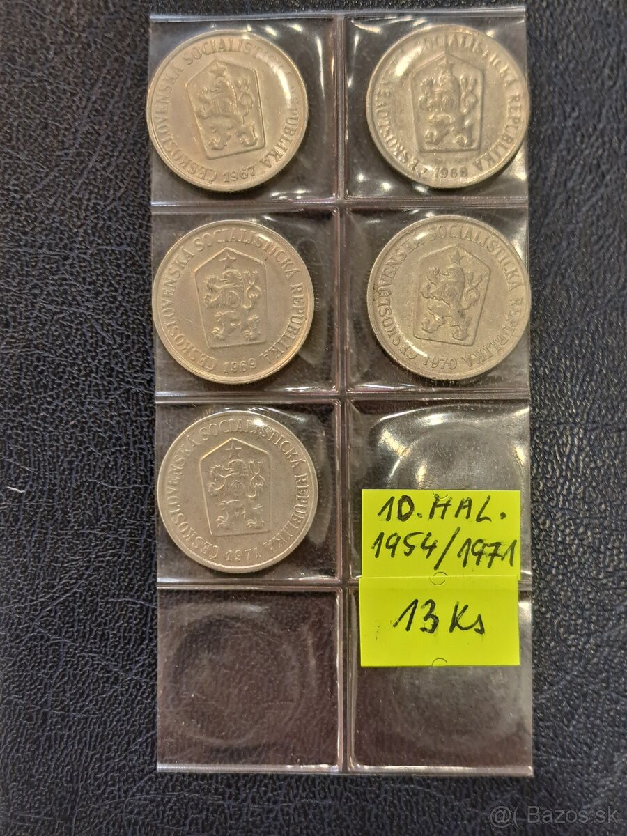 Mince 10 halierov - 2