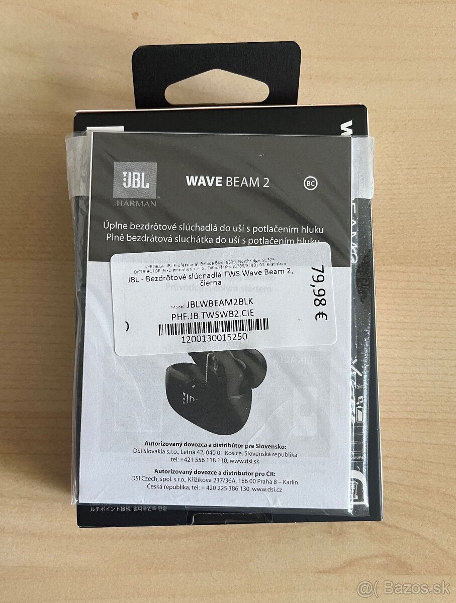 JBL Wave Beam 2 čierne - 2