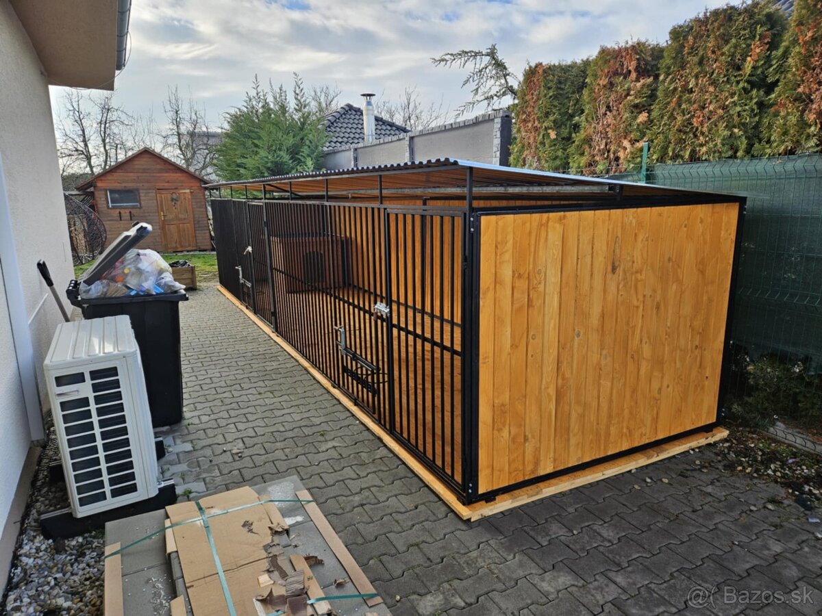 Predám veľkú dvojvoliéru pre psov 9x2m - 2
