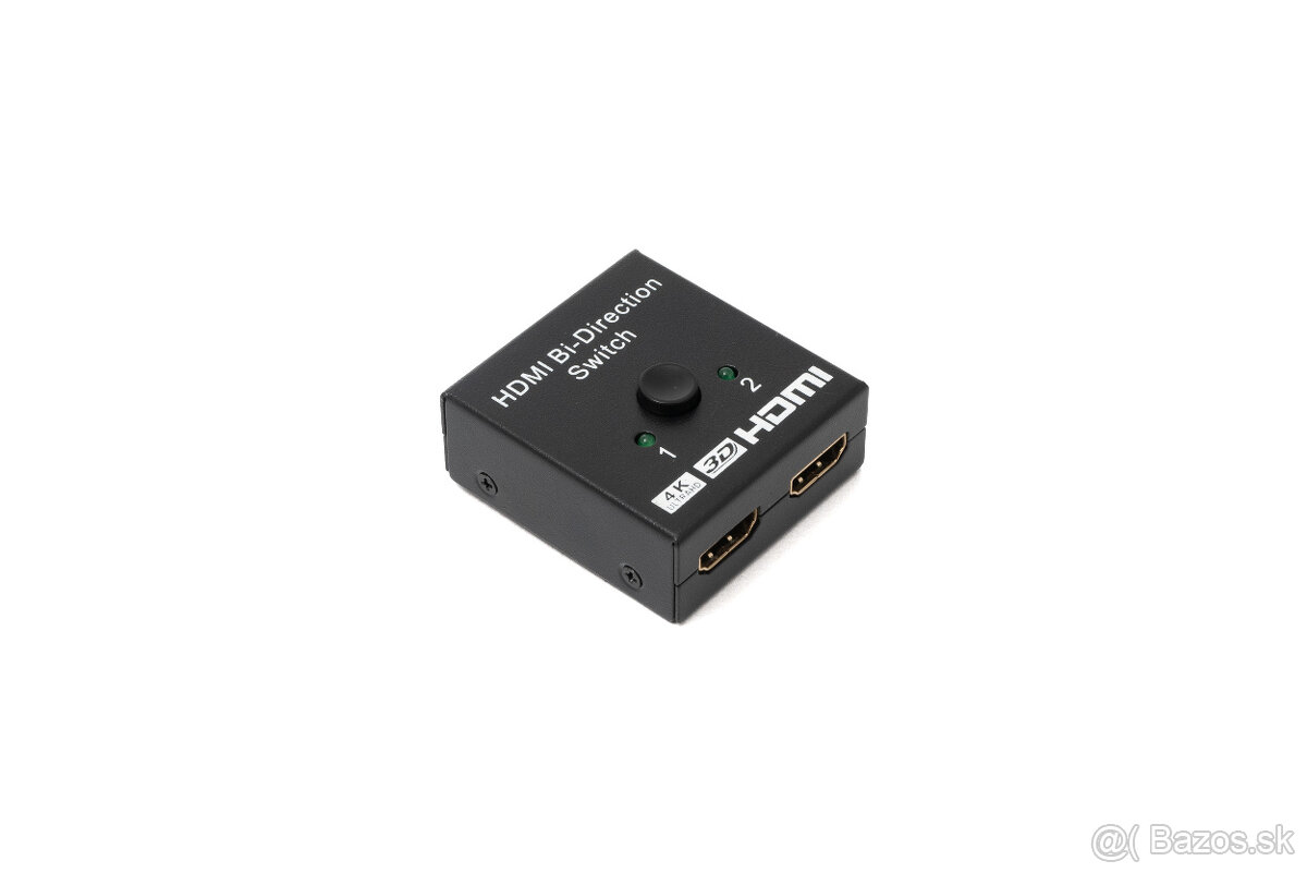 Obojsmerný prepínač HDMI - 2