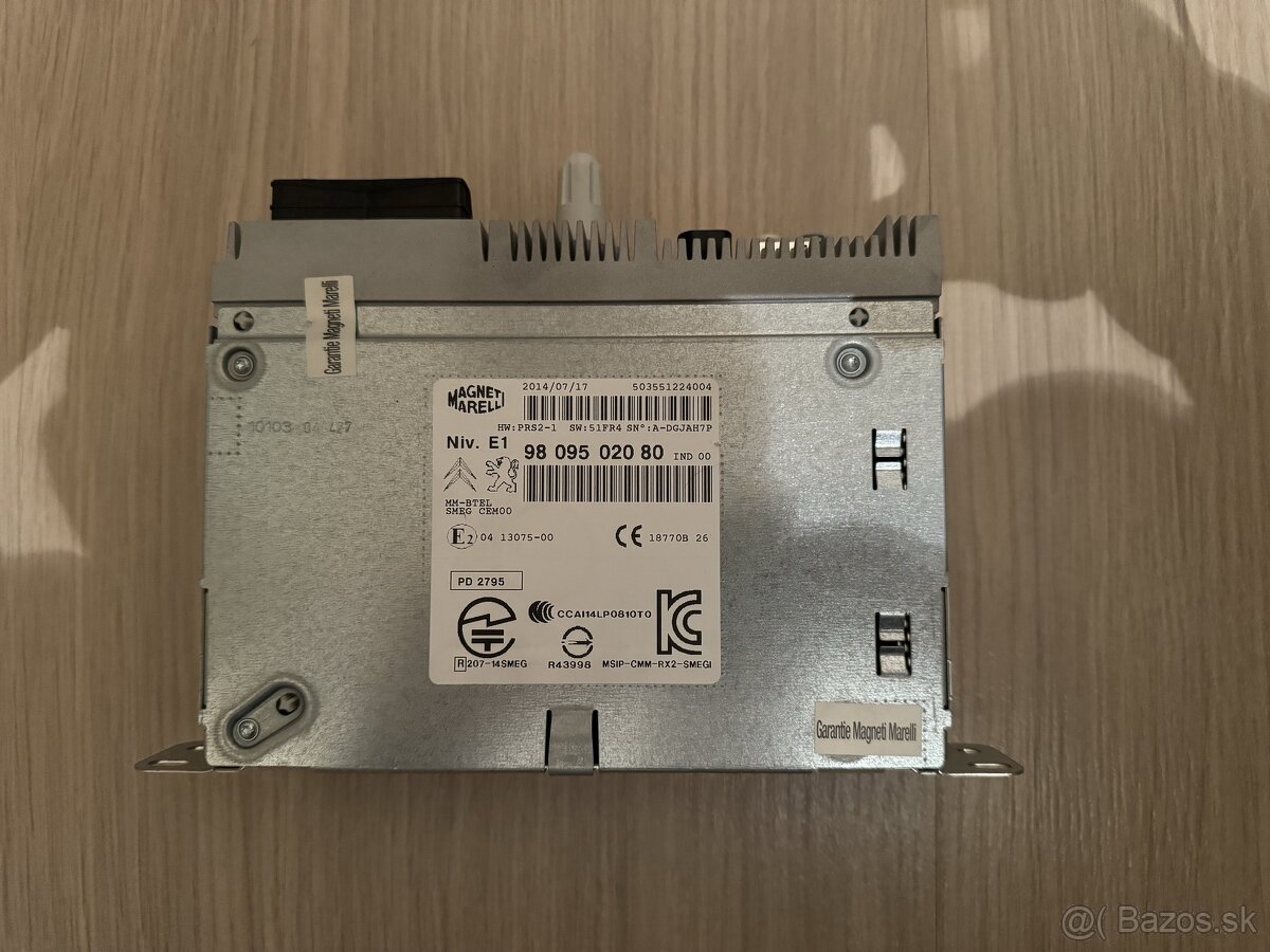 Rádio SMEG, Peugeot 208/2008 - 2