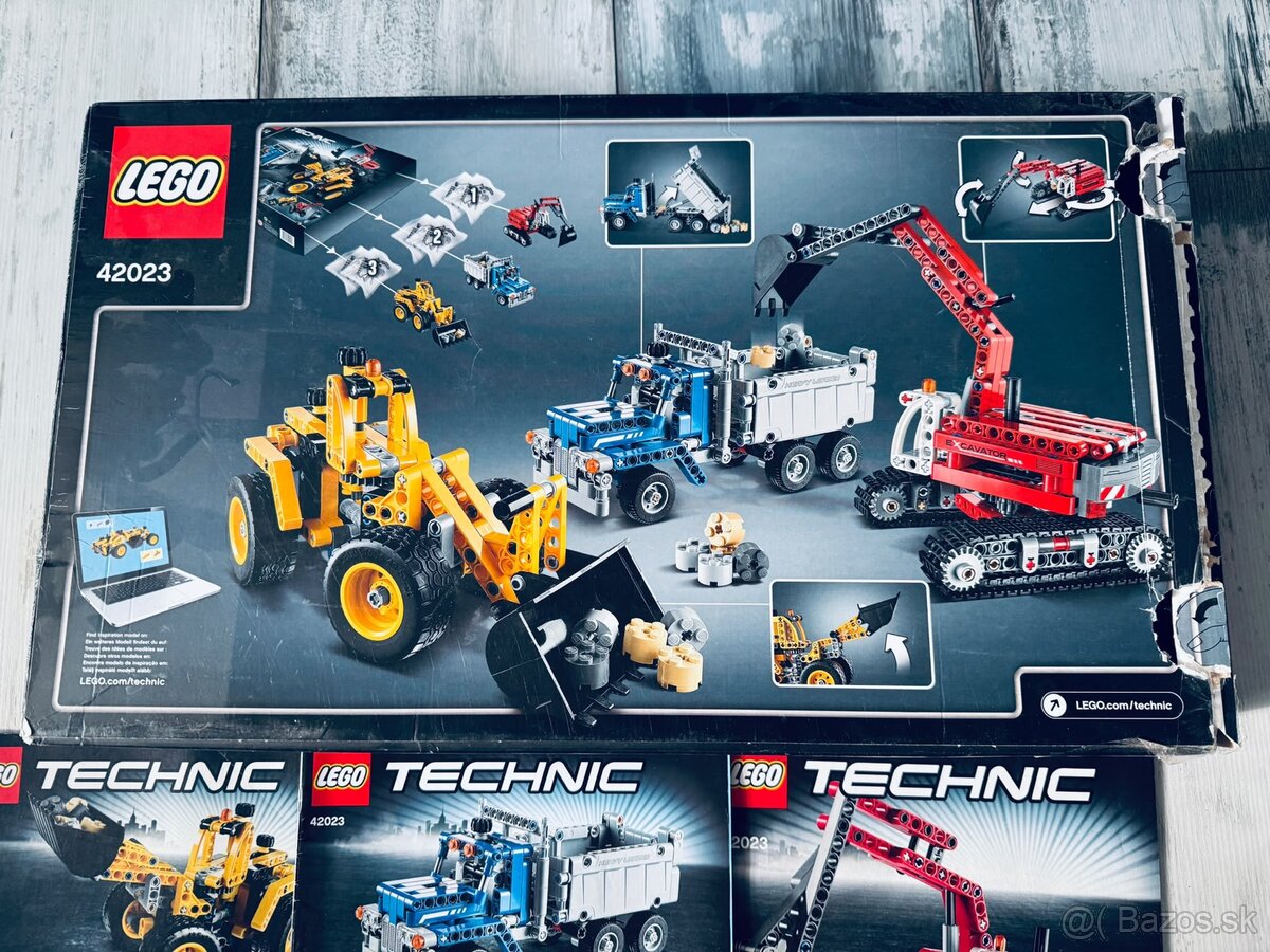Lego Technic stavebné autá 42023 - 2