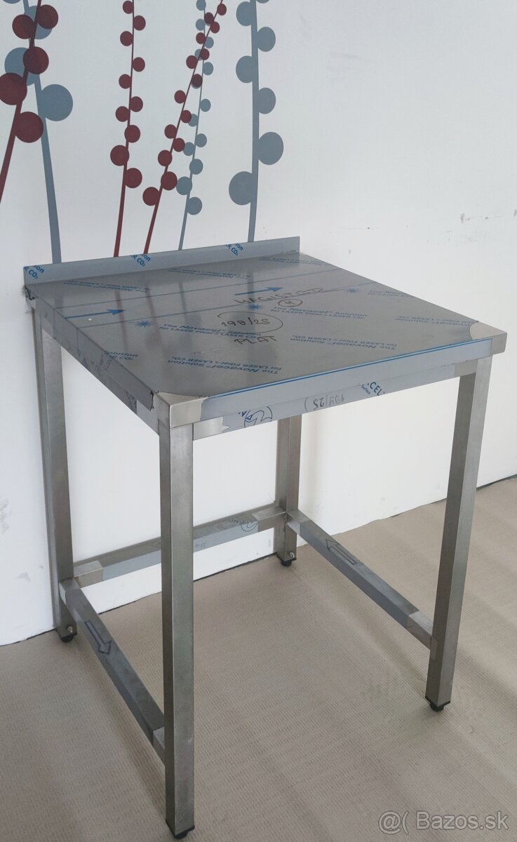 Gastro nerezový stôl, kuchynské pracovné stoly, mäsiarské - 2