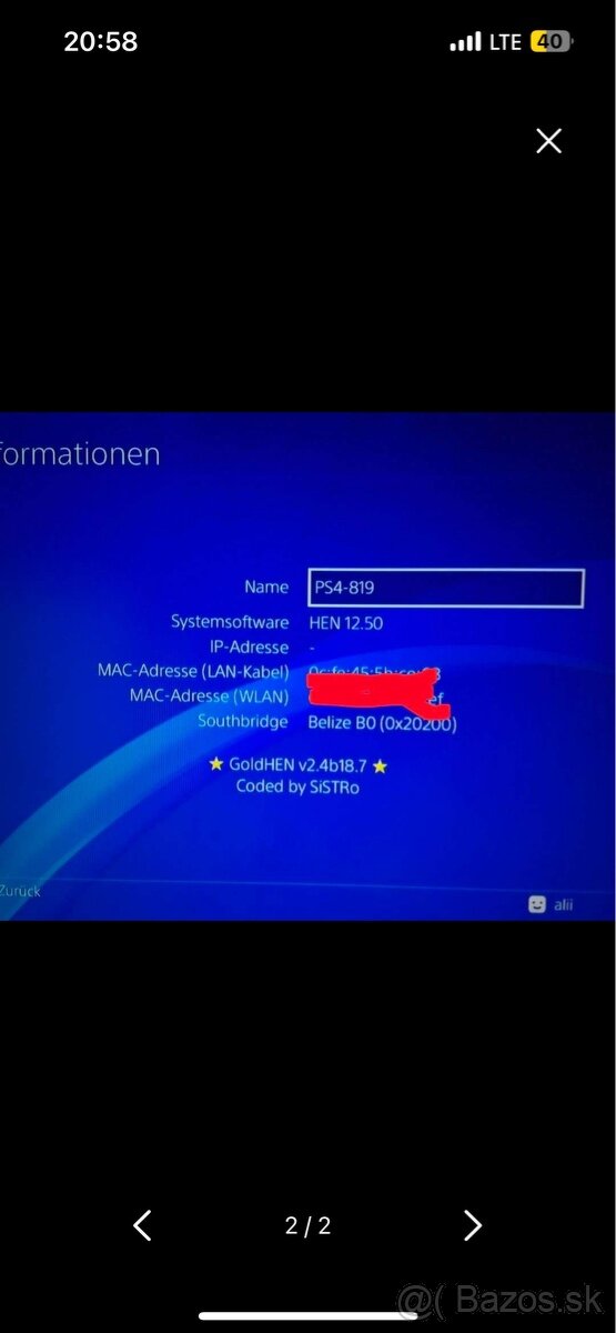 Playstation 4 500GB - 2