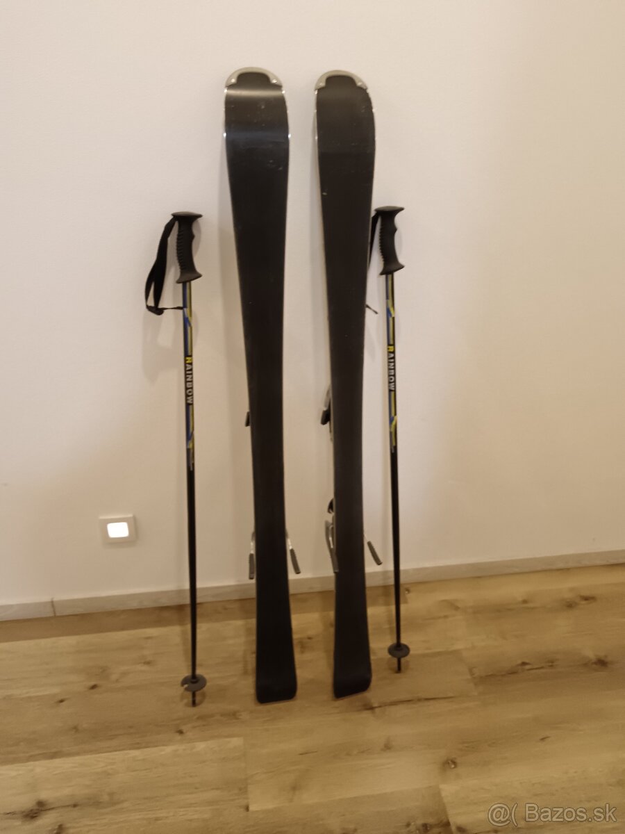 Lyže head 140cm s palicami - 2