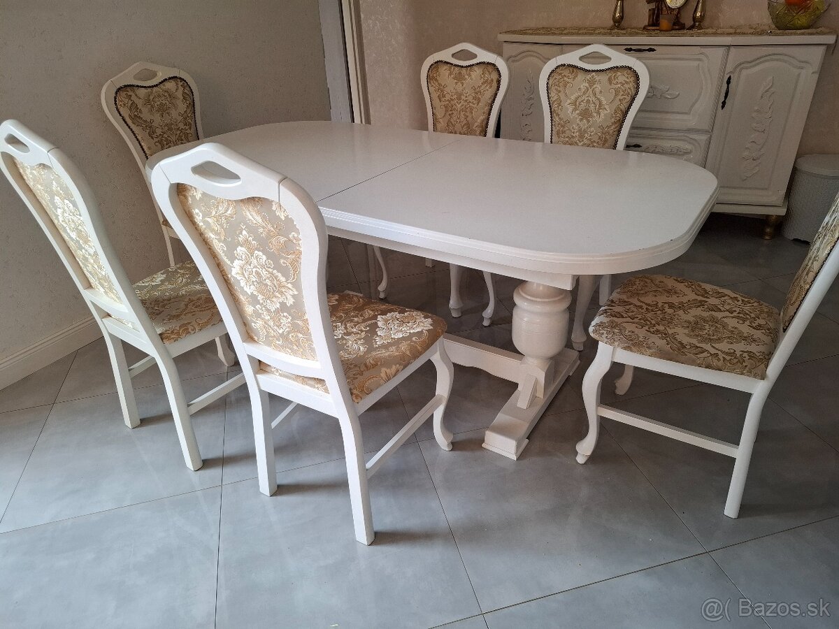 Predam stol + stolicky - 2