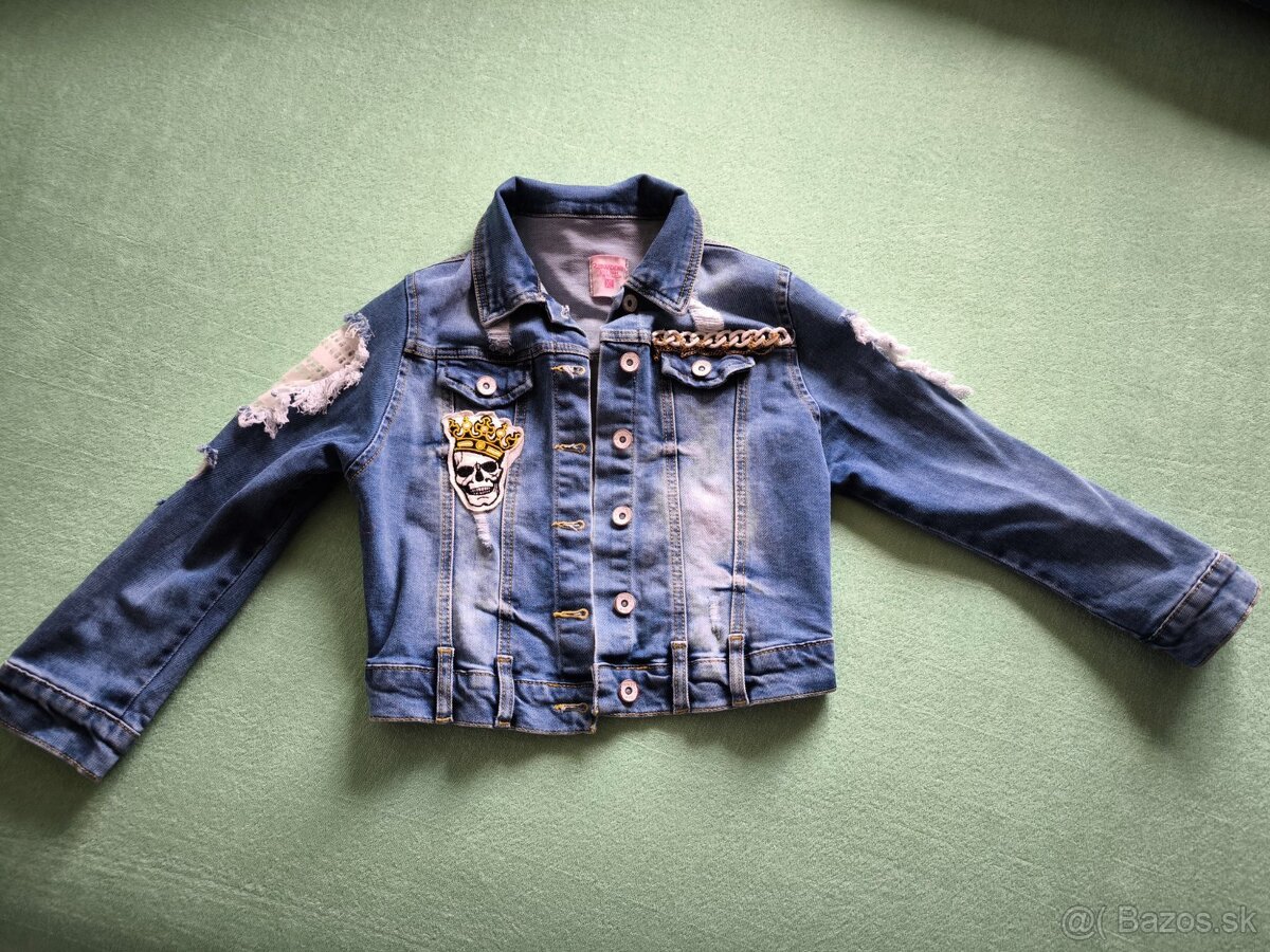 Džínsová bunda RAW + druhá ako darček - 2