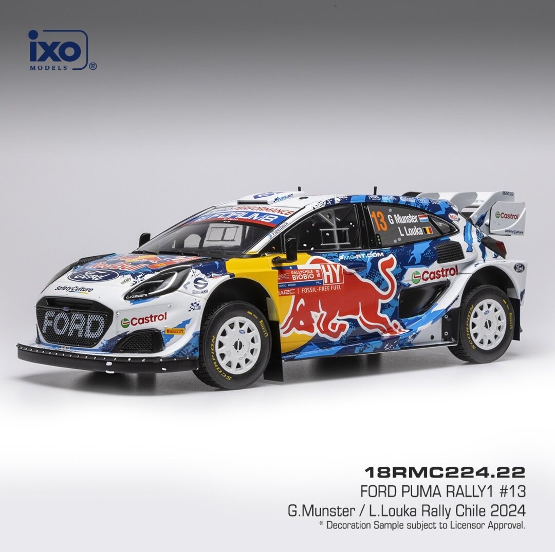 Modely Ford Puma Rally1 1:18 IXO - 2