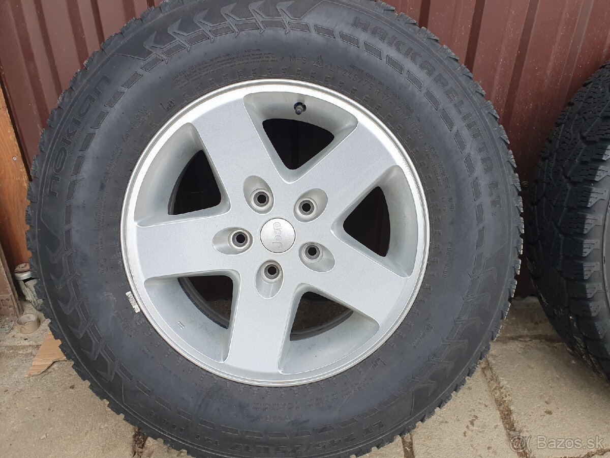 Kolesa ORIGINÁL JEEP 5x127 7,5x17 ET44,45 - 2