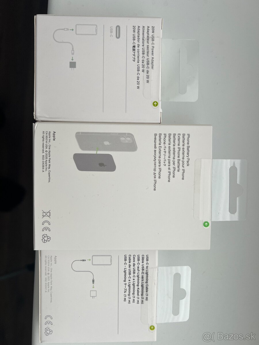 Apple adapter 20w ; lightning; battery pack - 2