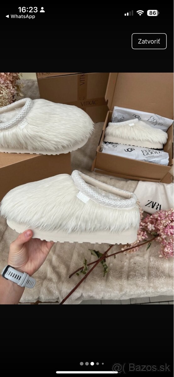 UGG W fluff Momma Sugar Tasman white - 2