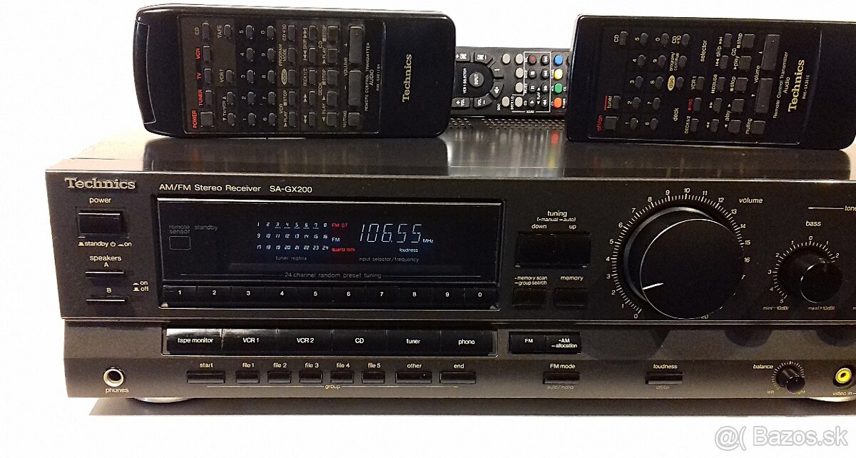 360W zosilnovac+tuner=Receiver TECHNICS SA-GX200 Japan, AR15 - 2