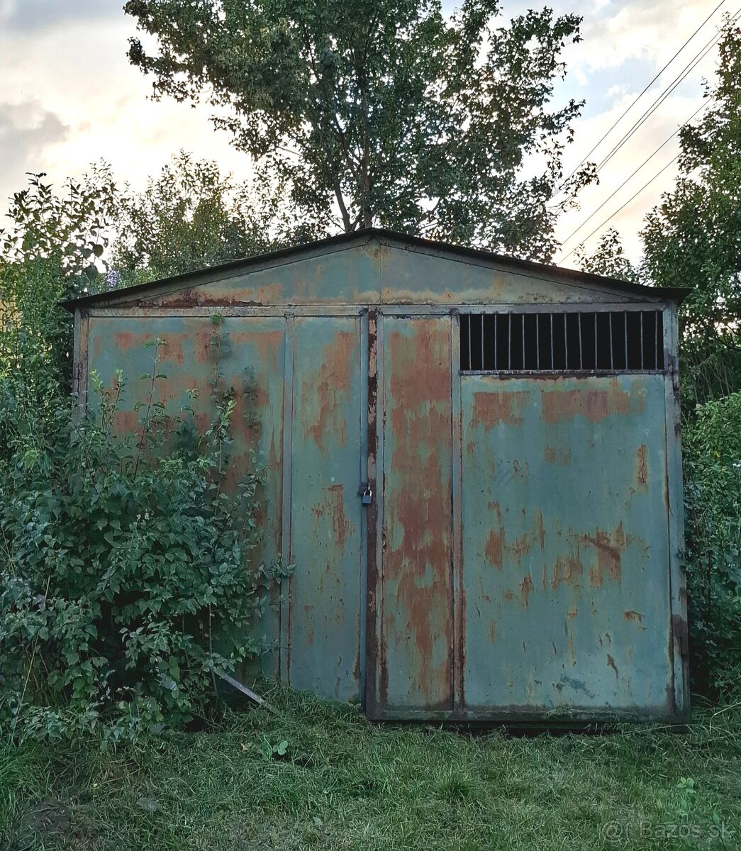 Stavebná plechová búda/sklad - 2