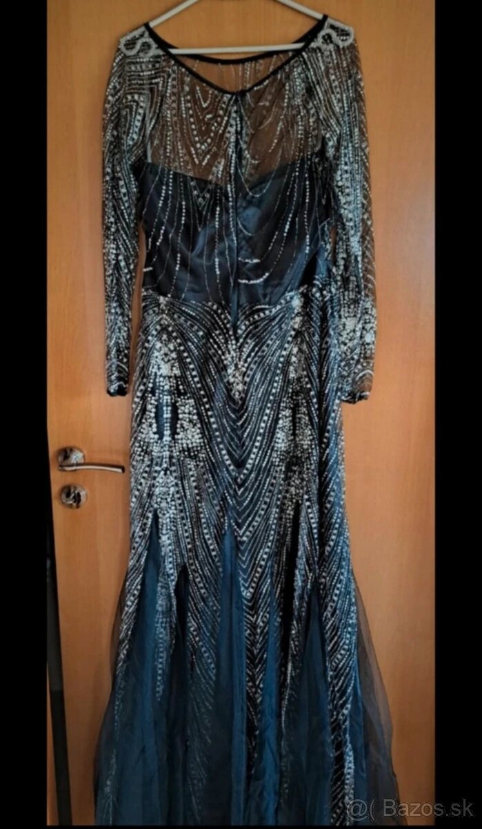 Spoločenské šaty čierne - 2