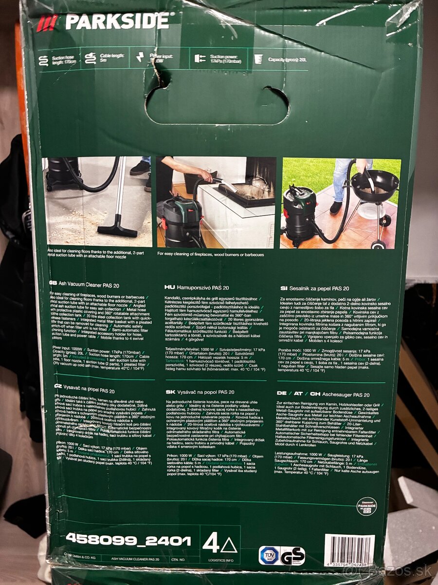 Predám vysávač na popol Parkside - 2