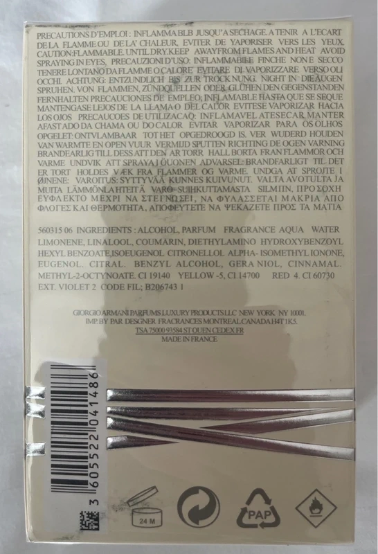 Emporio armani - because it’s you - 100ml - 2