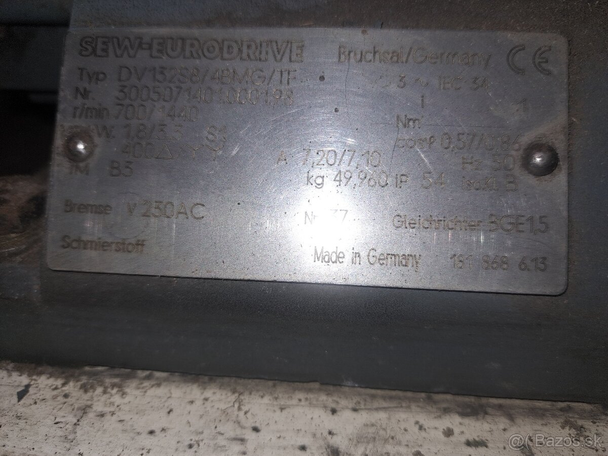 Dvojotackovy motor 1,8 - 3.3 kw - 2