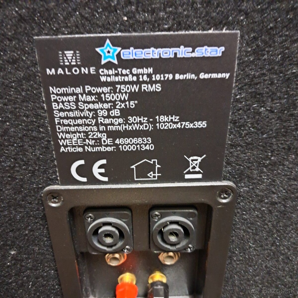 Repraky malone 1500w 2ks - 2