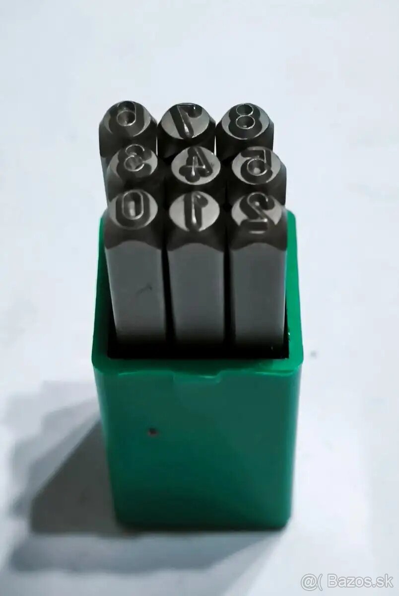 Raznice s cislami - vyska 4 mm - 2