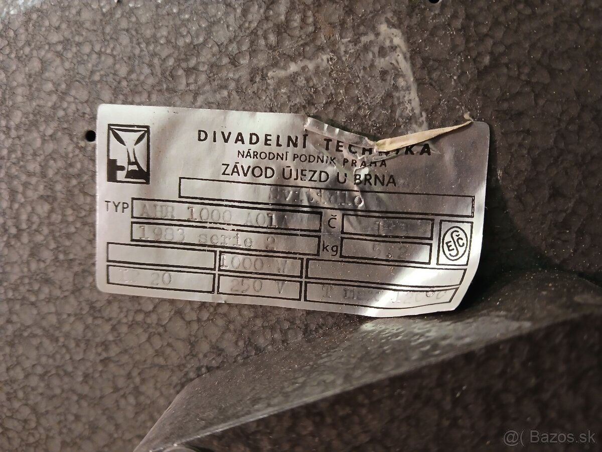 Retro divadelné reflektory - 2