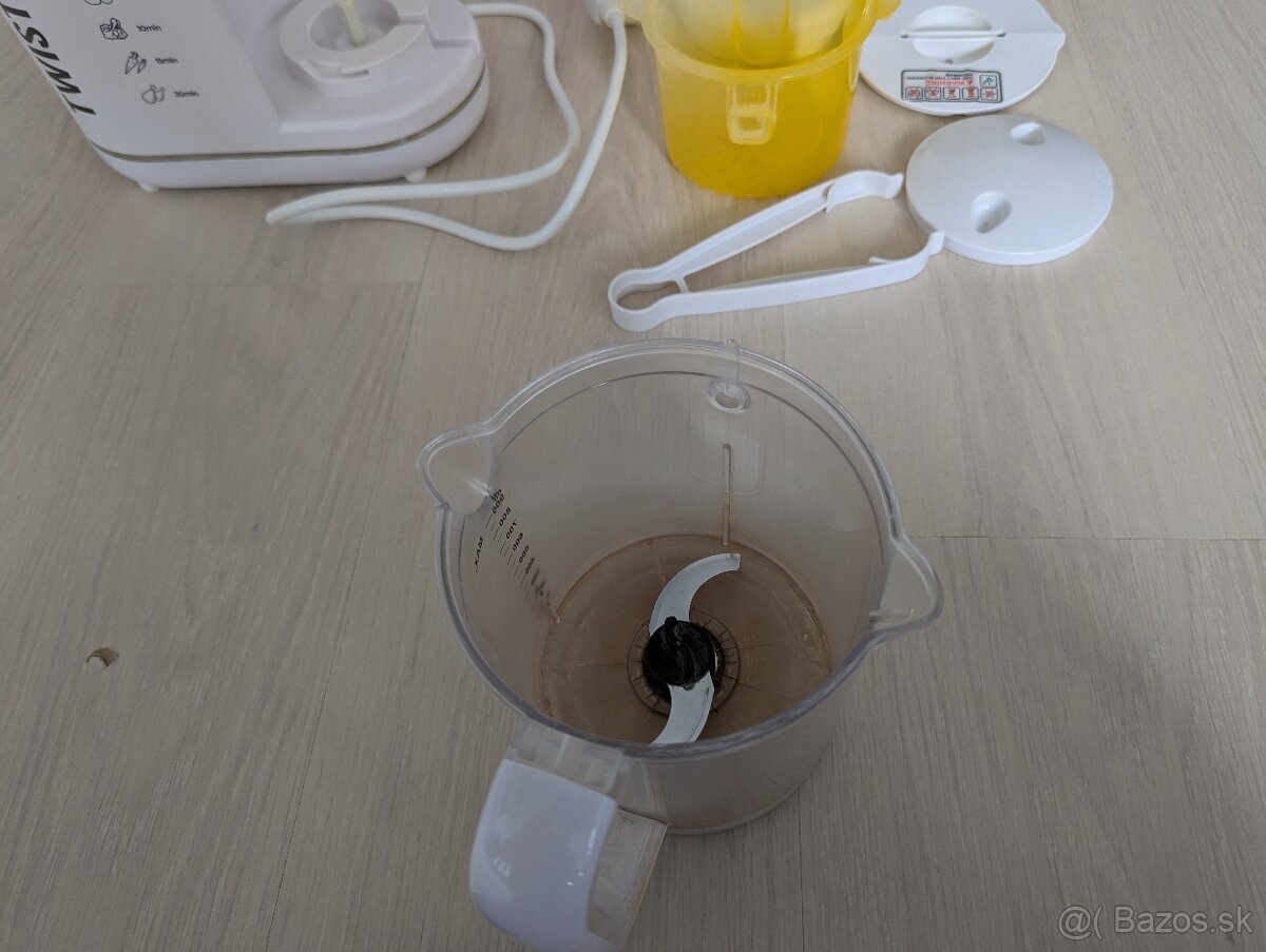TWISTSHAKE 6in1 Baby Food Processor multifunkčný robot biely - 2
