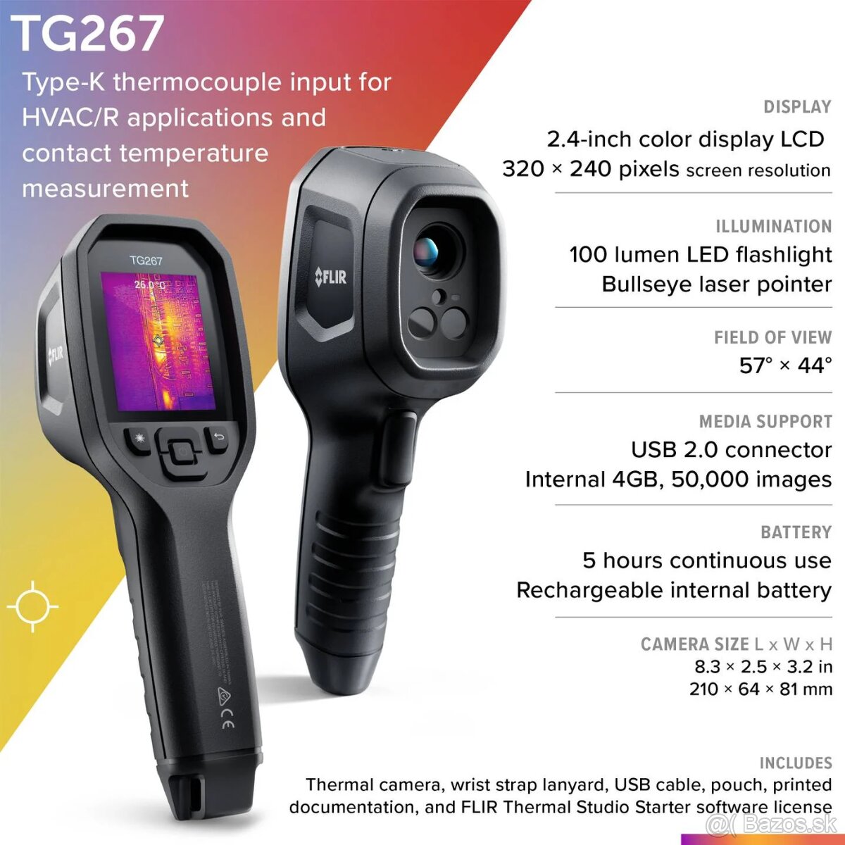 FLIR TG267 termálna kamera - 2