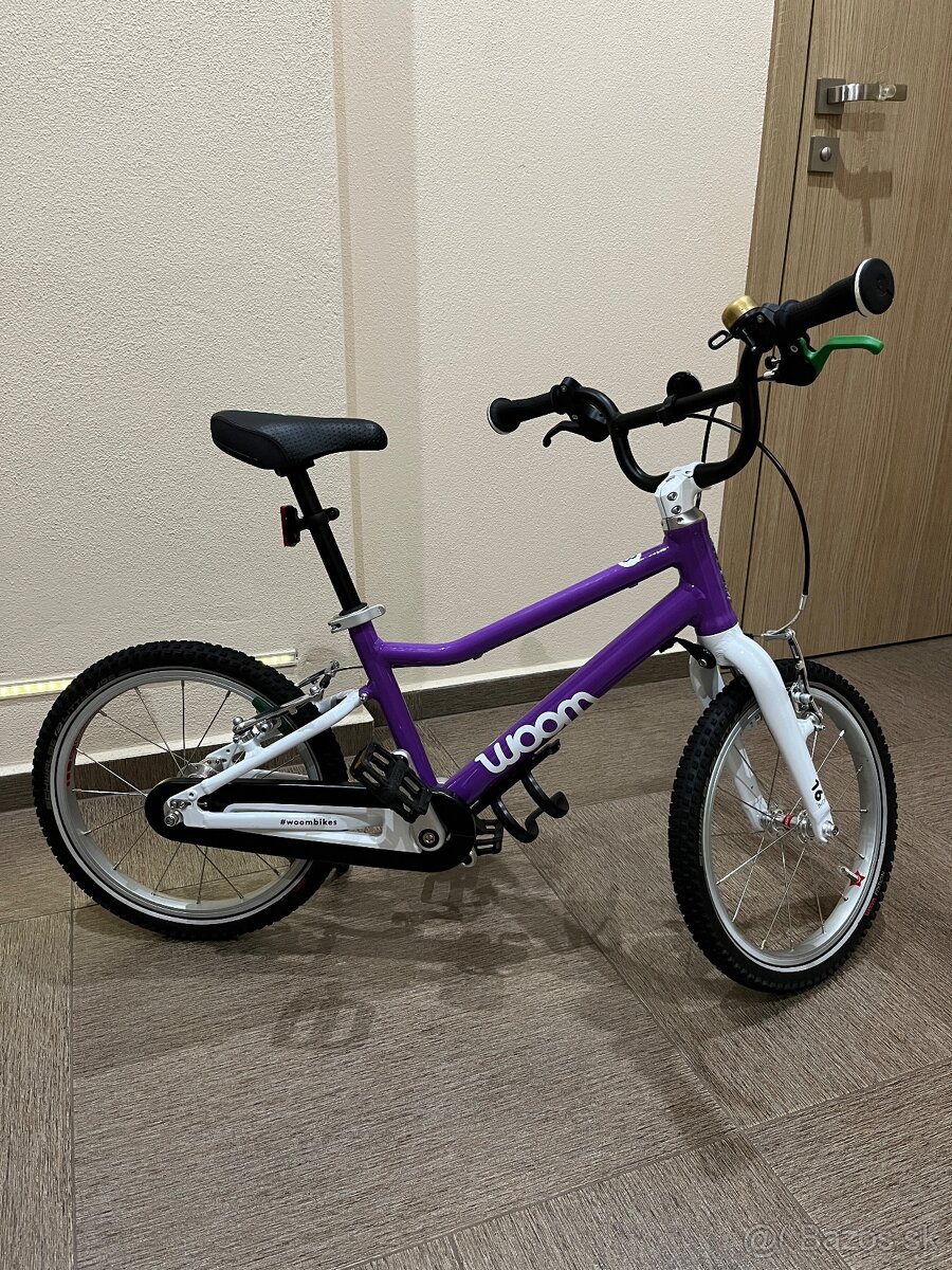 Detský bicykel Woom 3 fialový - 2