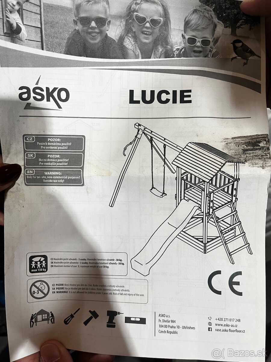 Detské drevené ihrisko asko Lucie - 2