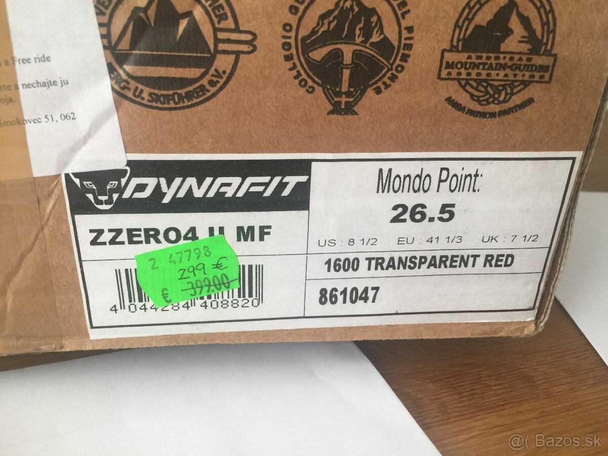Dynafit ZZero velkost 6 - 6.5 / 41 - 2