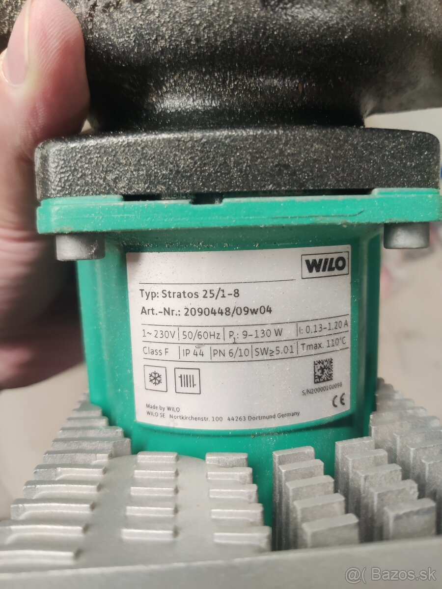 Predám obehové čerpadlo wilo - 2