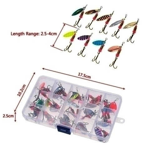 Rybárske potreby - blinkre rotačky blyskáče - 2