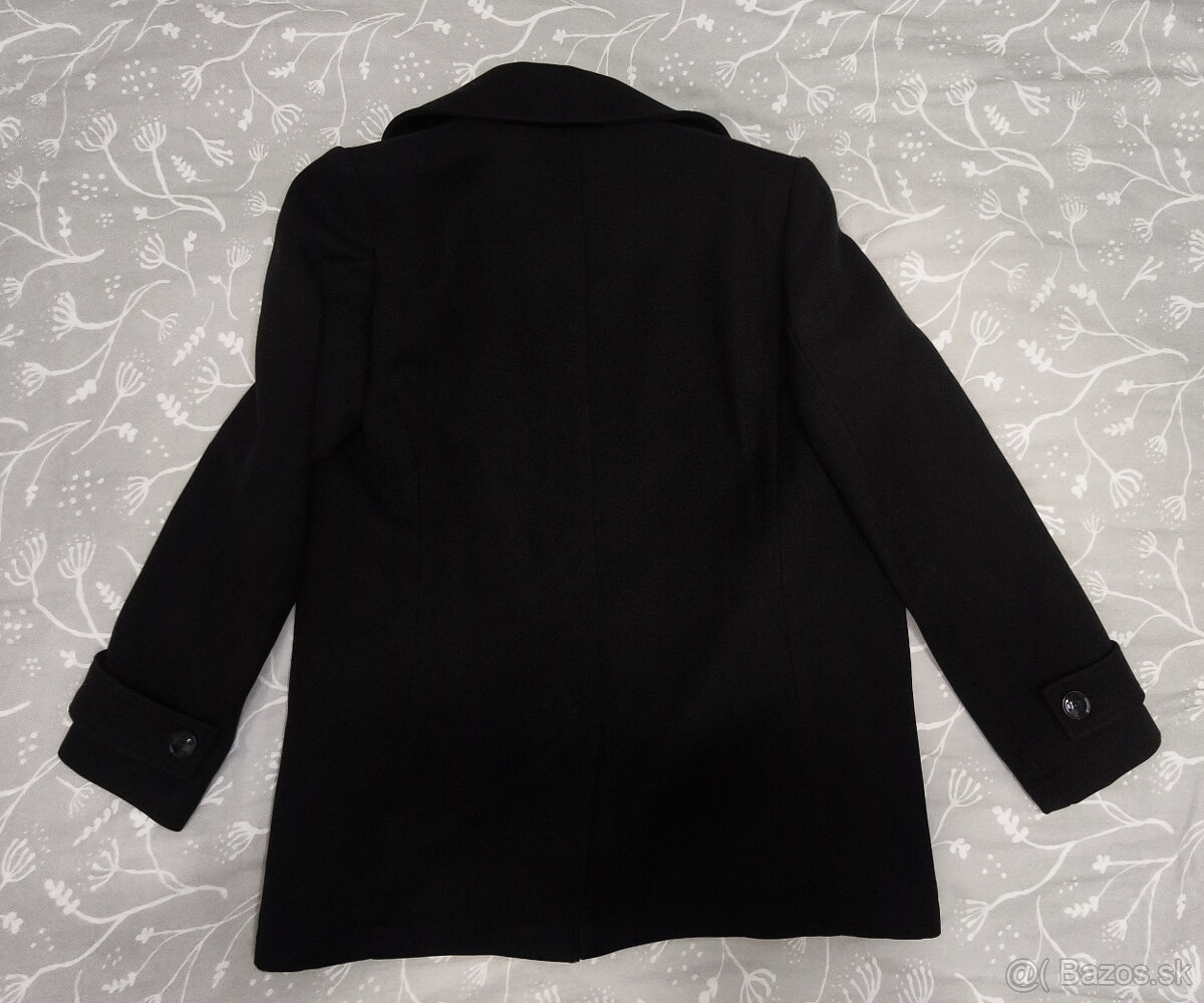 Pánsky čierny kabát H&M - 2